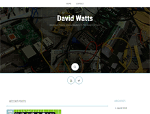 Tablet Screenshot of davidjwatts.com